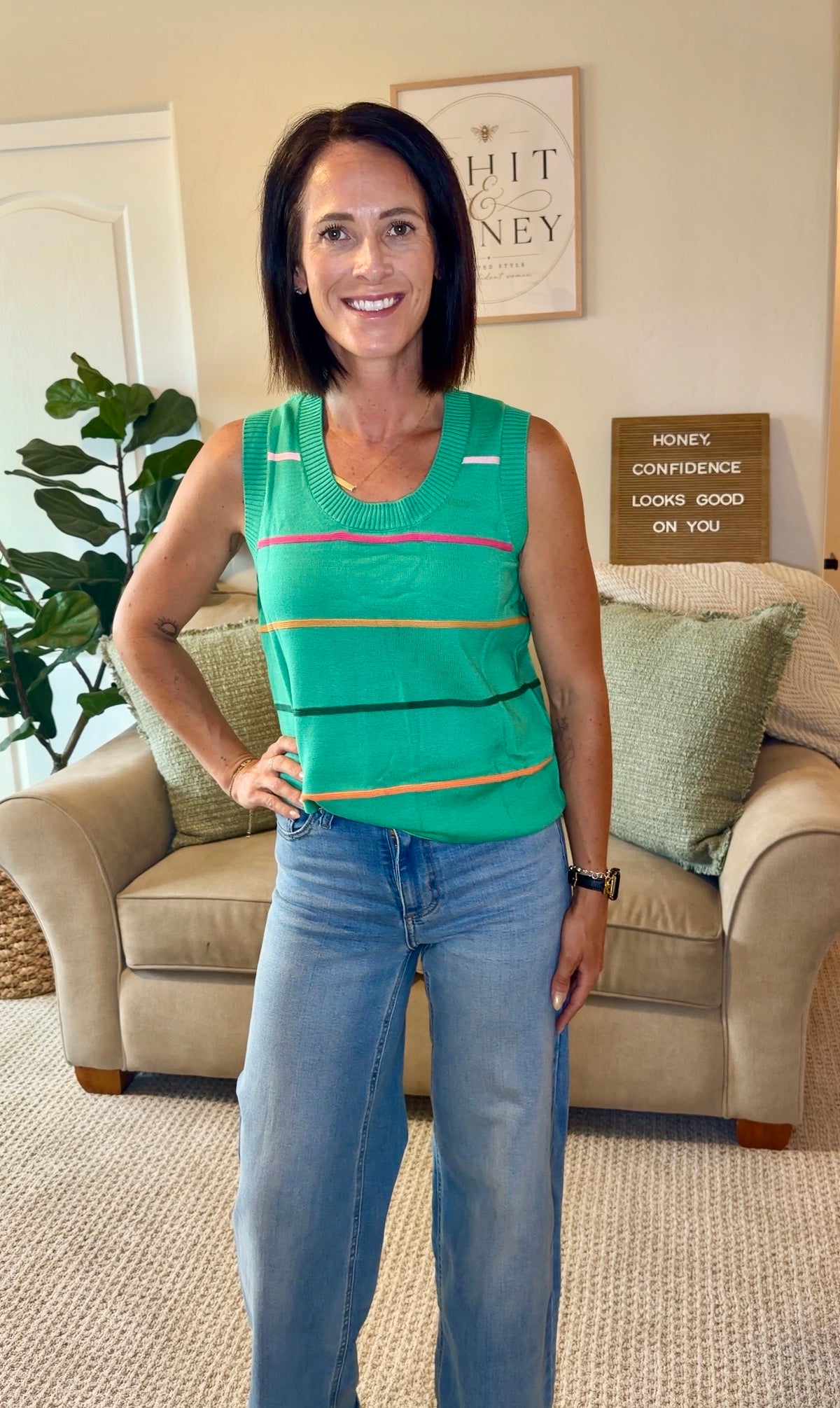 The Plot Twist Sweater Tank