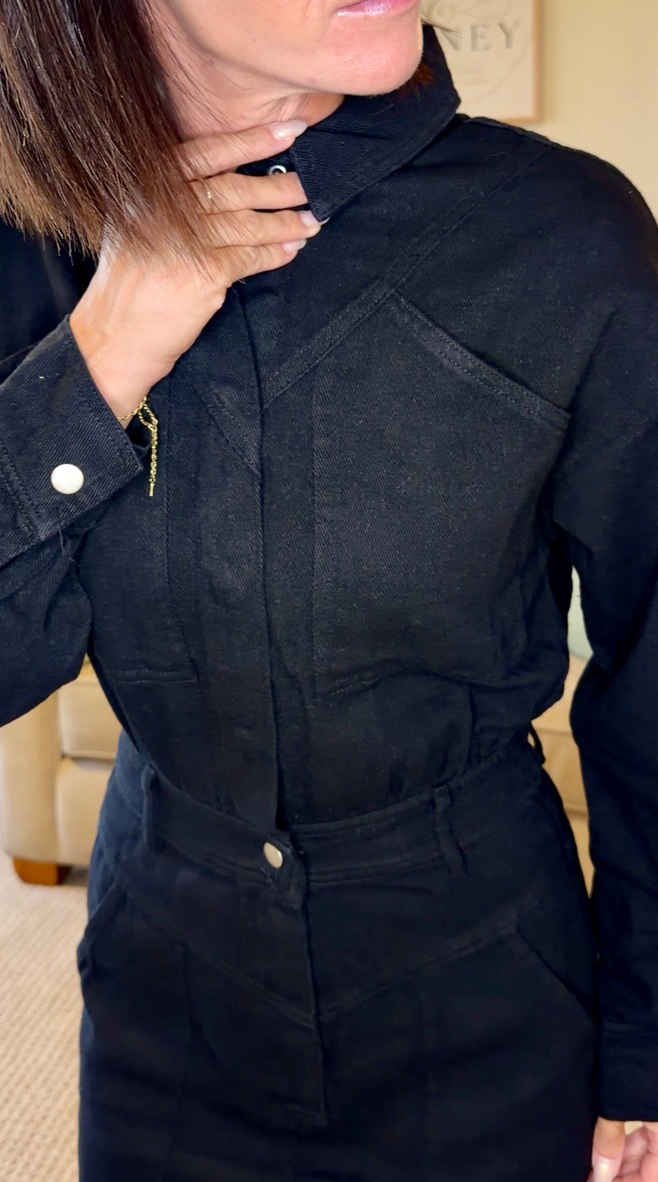 The Rowdy Riley Twill Dress