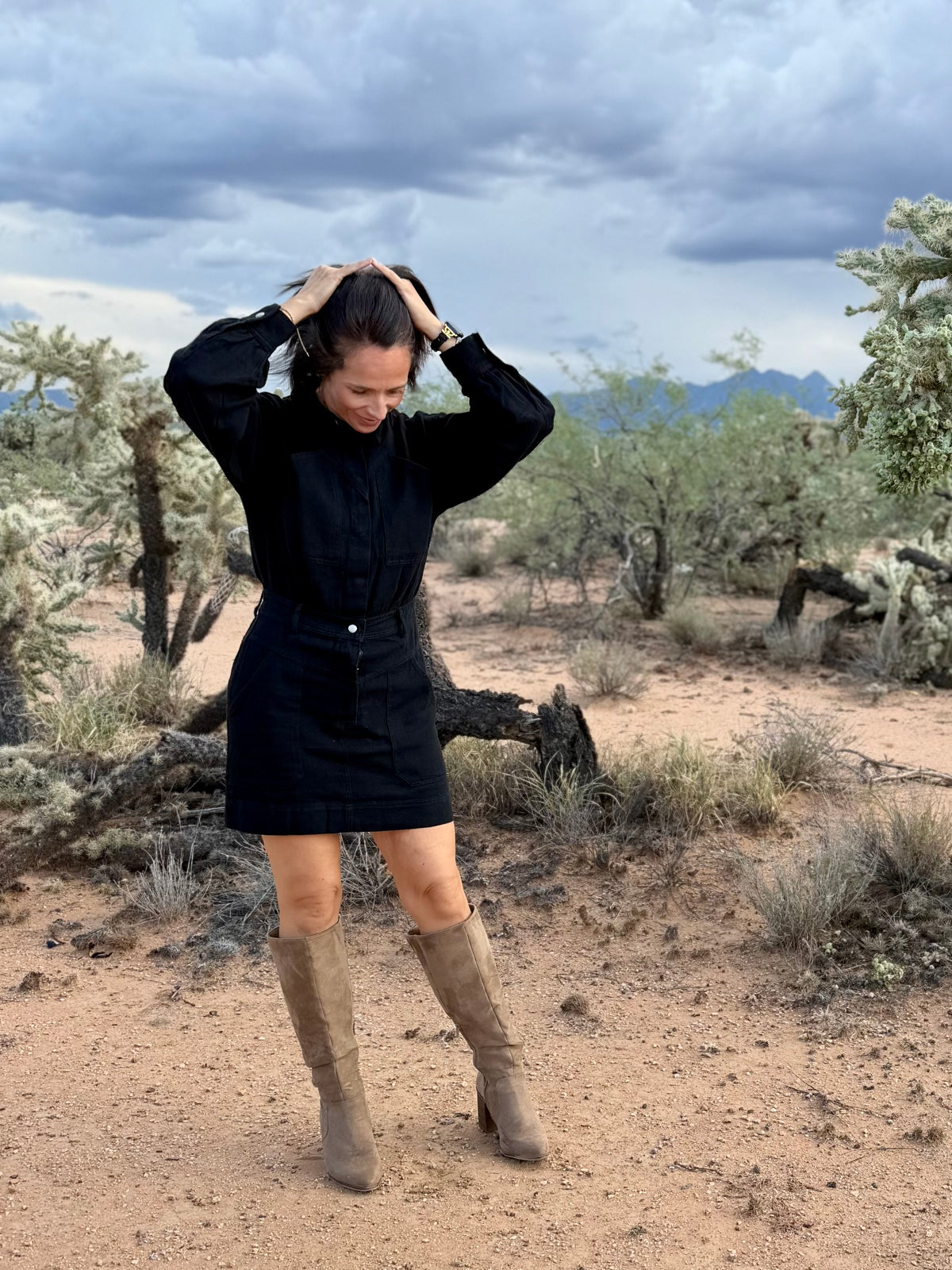 The Rowdy Riley Twill Dress