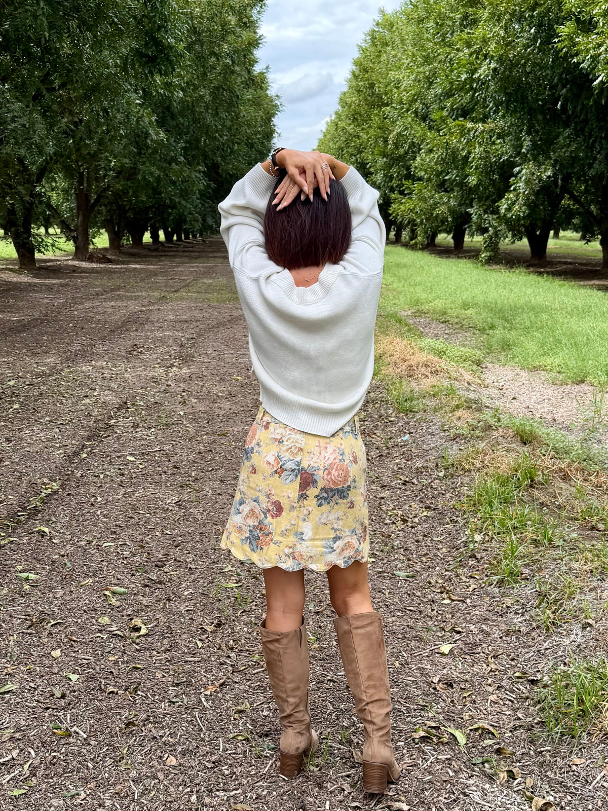 Daisy Me Rollin' Denim Mini Skirt