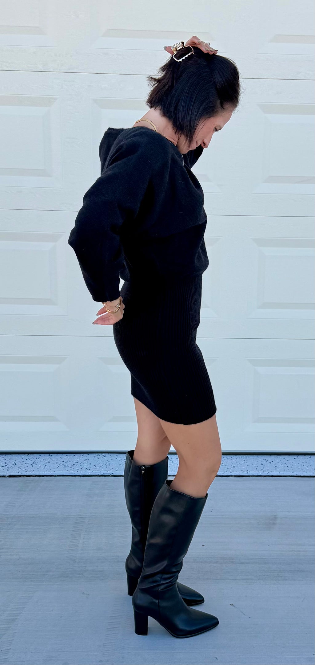 OMG Becky Sweater Mini Dress