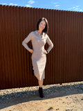 Booked and Bougie Midi Dress